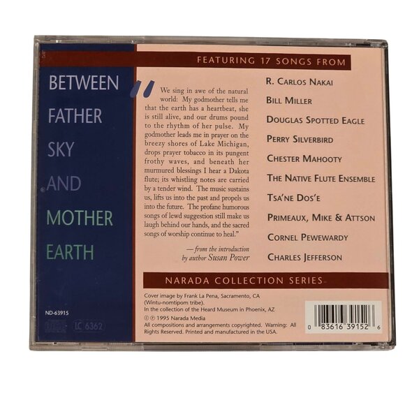 Between Father Sky And Mother Earth CD Native American Collection Narada 1995 - Picture 2 of 5